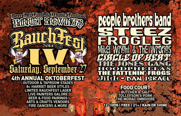Harriet Brewing's Rauchfest IV - Beer, Art, Food & Music Festival