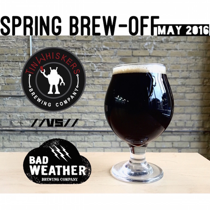 Tin Whiskers Brew-Off vs. Bad Weather Brewing Co.