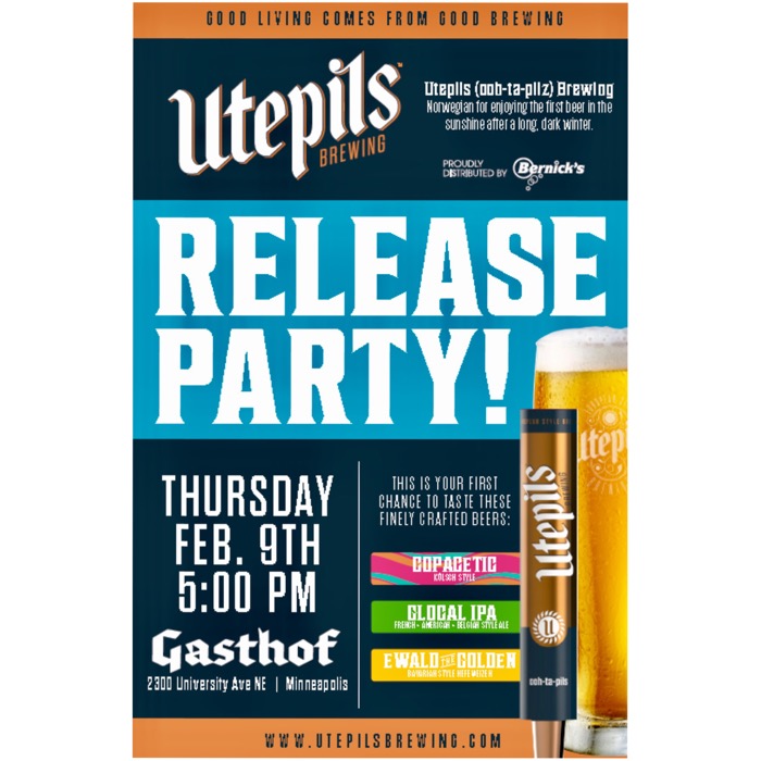 Utepils brewing co. keg release party