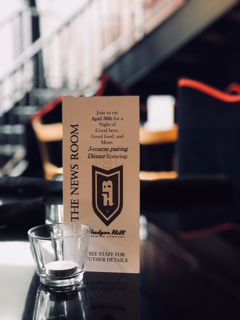 Badger Hill Brewing Beer Dinner