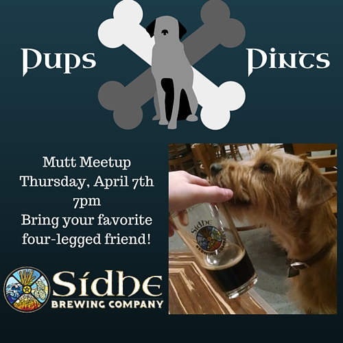 Mutt Meetup at Sidhe Brewing Co.!