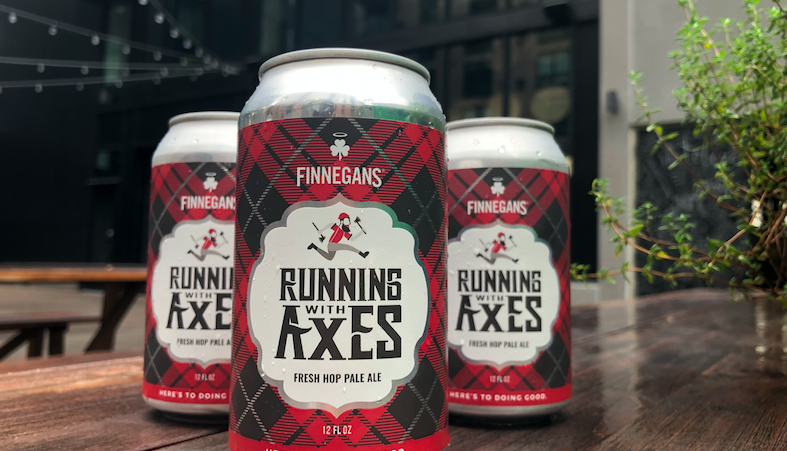 Finnegan's Running With Axes cans.