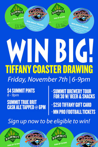 Summit/Tiffany Coaster Drawing