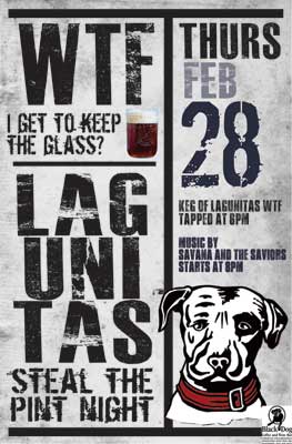 Lagunitas Steal the Pint Night at Black Dog